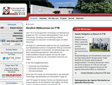 Tablet Screenshot of ftb-esv.de